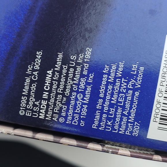 SAPPHIRE DREAM BARBIE/1995 - Picture 12 of 12